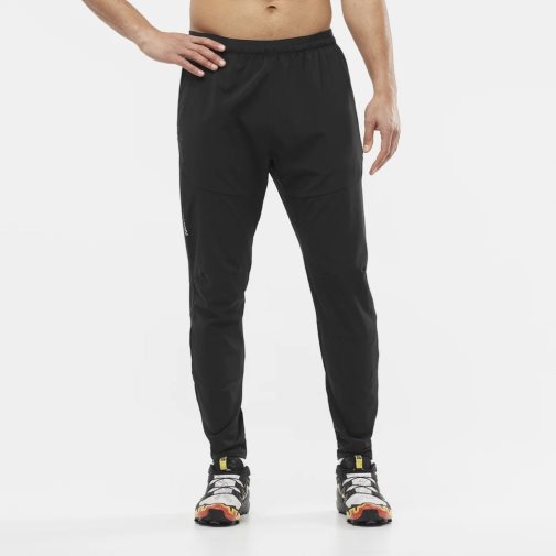 Pantalones Deportivos Salomon Cross Run Hombre Negros | MX JDRK624